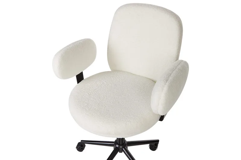 Kontorsstol Moraga Vit/Svart - Vit/Svart - Möbler - Stolar & fåtöljer - Kontorsstol & skrivbordsstol