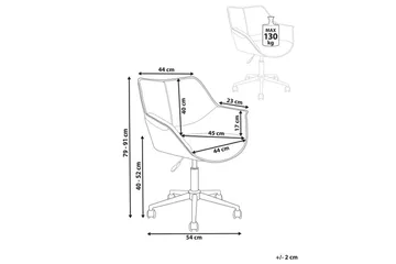 Kontorsstol Newdale Ljusbrun - Ljusbrun - Möbler - Stolar & fåtöljer - Kontorsstol & skrivbordsstol