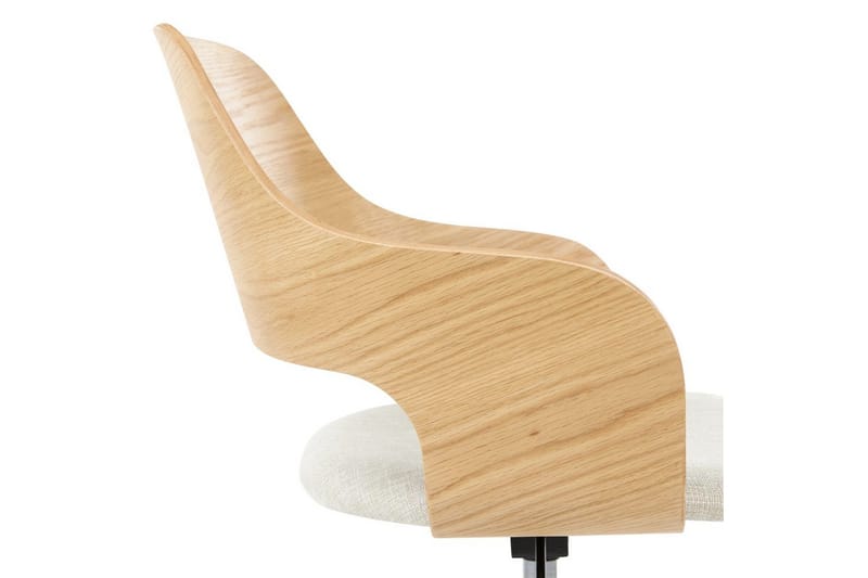 Kontorsstol Novato - Ljus trä, beige - Möbler - Stolar & fåtöljer - Kontorsstol & skrivbordsstol