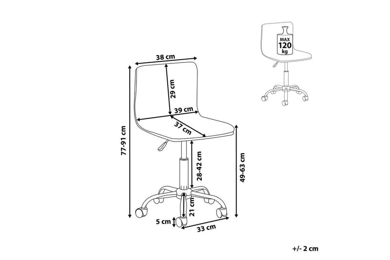 Kontorsstol Orlando Svart - Svart - Möbler - Stolar & fåtöljer - Kontorsstol & skrivbordsstol