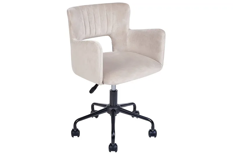 Kontorsstol Sanilac Beige/grå/svart - Beige/grå/svart - Möbler - Stolar & fåtöljer - Kontorsstol & skrivbordsstol