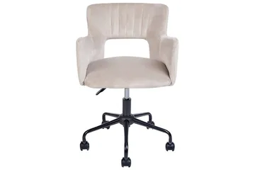Kontorsstol Sanilac Beige/grå/svart - Beige/grå/svart - Möbler - Stolar & fåtöljer - Kontorsstol & skrivbordsstol