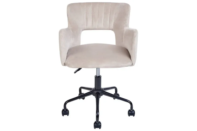 Kontorsstol Sanilac Beige/grå/svart - Beige/grå/svart - Möbler - Stolar & fåtöljer - Kontorsstol & skrivbordsstol