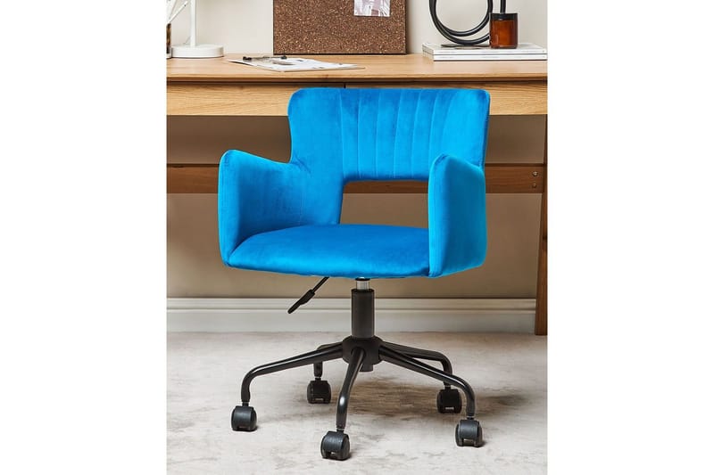 Kontorsstol Sanilac Blå - Blå - Möbler - Stolar & fåtöljer - Kontorsstol & skrivbordsstol