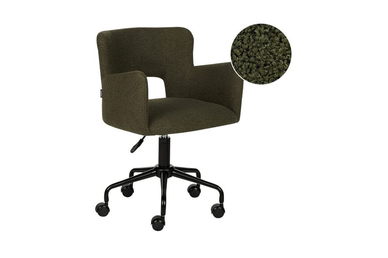 Kontorsstol Sanilac Grön/Svart - Grön/Svart - Möbler - Stolar & fåtöljer - Kontorsstol & skrivbordsstol