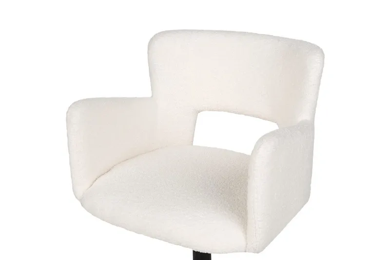 Kontorsstol Sanilac Vit/Svart - Vit/Svart - Möbler - Stolar & fåtöljer - Kontorsstol & skrivbordsstol