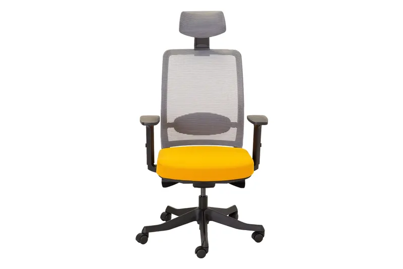 Anggun Kontorsstol - Gul/Grå - Möbler - Stolar & fåtöljer - Kontorsstol & skrivbordsstol
