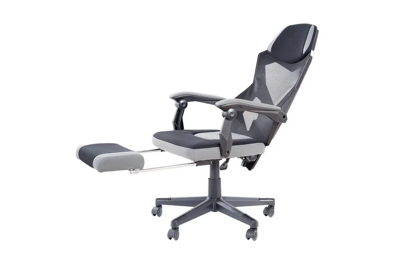 Balneario Kontorsstol Ställbar - Svart/Grå - Möbler - Stolar & fåtöljer - Kontorsstol & skrivbordsstol