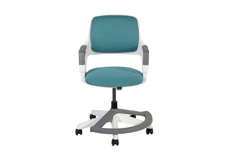 Barnstol Rookee För 4-14År 64x64xh76-93 Blå/Vit - Möbler - Barnmöbler - Barnstol - Skrivbordsstol barn