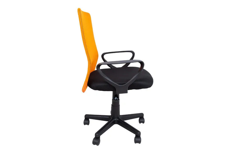 Belinda Kontorstol Svart/Orange - Möbler - Stolar & fåtöljer - Kontorsstol & skrivbordsstol