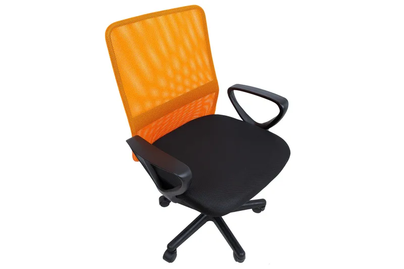 Belinda Kontorstol Svart/Orange - Möbler - Stolar & fåtöljer - Kontorsstol & skrivbordsstol