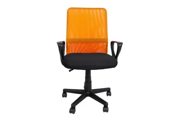 Belinda Kontorstol Svart/Orange - Möbler - Stolar & fåtöljer - Kontorsstol & skrivbordsstol