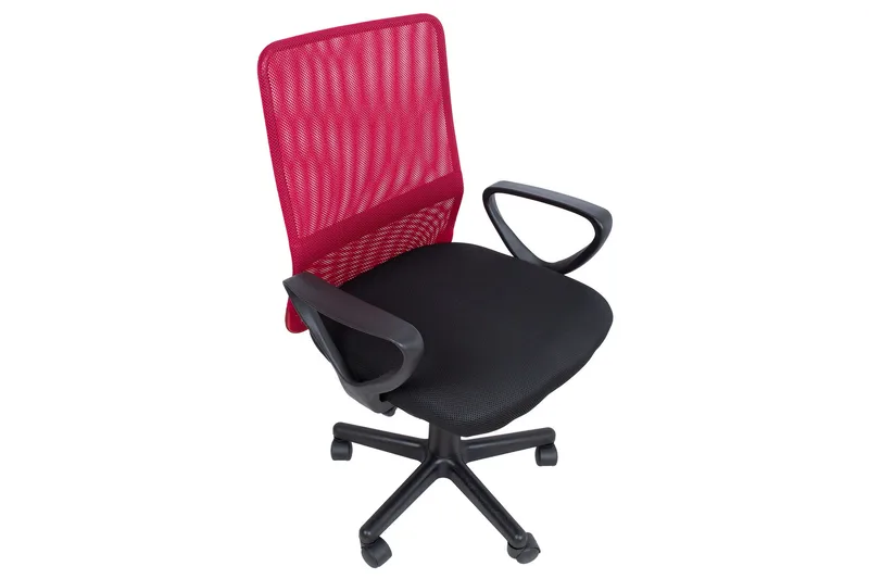 Belinda Kontorstol Svart/Röd - Möbler - Stolar & fåtöljer - Kontorsstol & skrivbordsstol