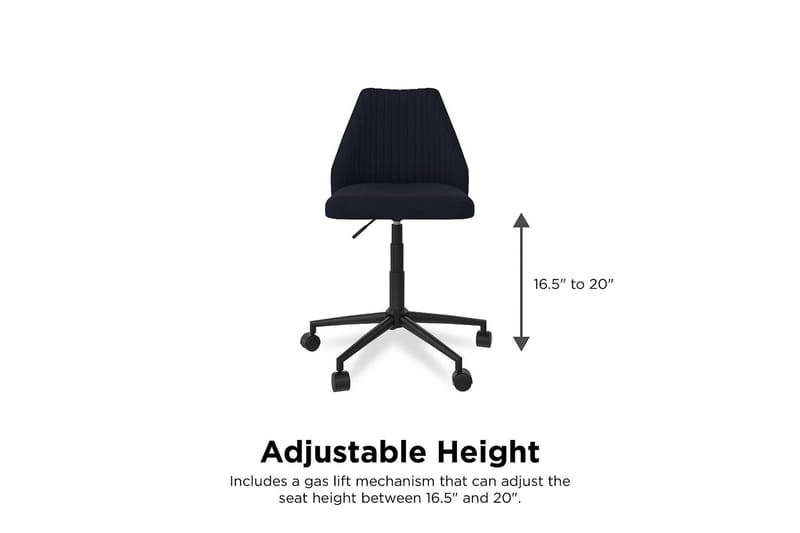 Brittany Kontorsstol Marinblå - Novogratz - Möbler - Stolar & fåtöljer - Kontorsstol & skrivbordsstol