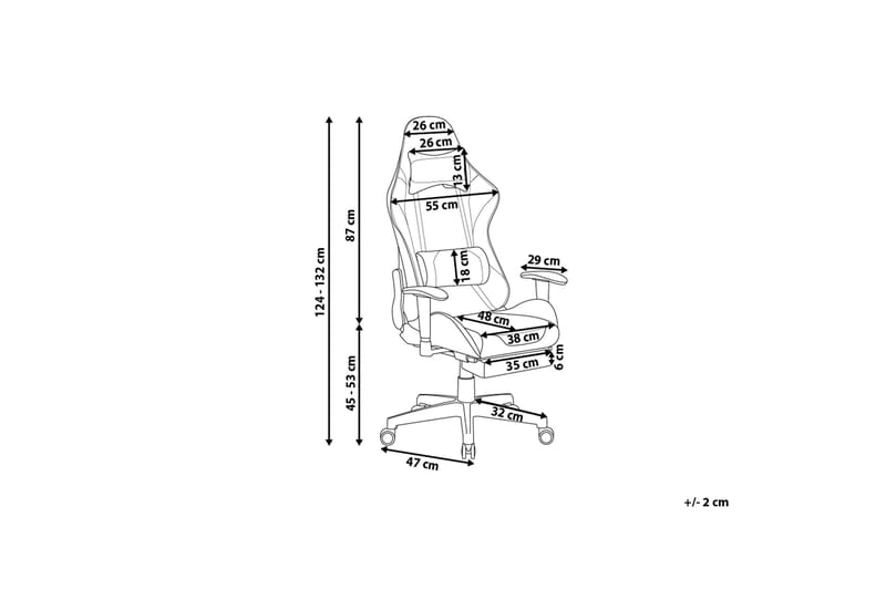 Brunnevik Gamingstol - Gul - Möbler - Stolar & fåtöljer - Kontorsstol & skrivbordsstol