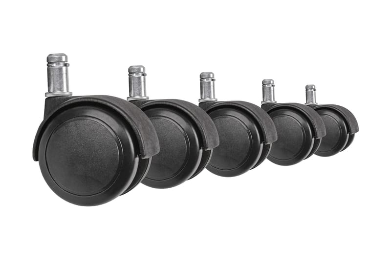 Chyrel Hjul till Kontorsstol 5-pack - Svart - Möbler - Stolar & fåtöljer - Kontorsstol & skrivbordsstol