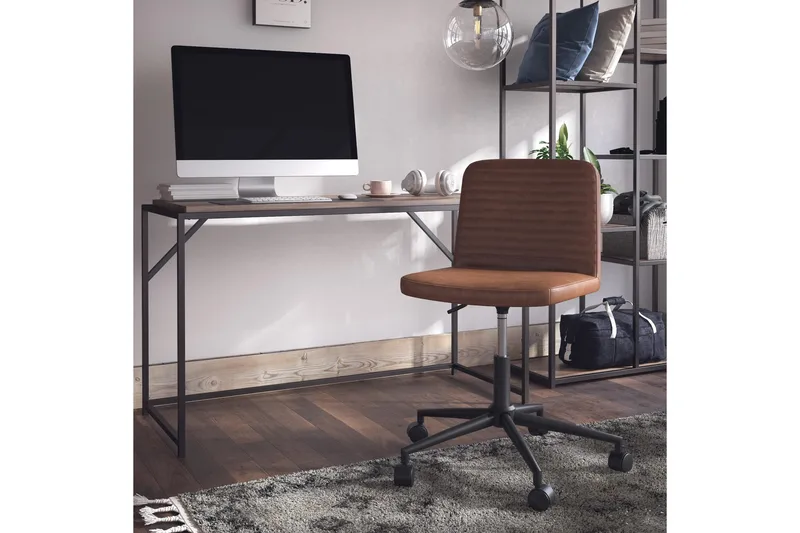 Corey Kontorsstol Höj och sänkbar Brun - Queer Eye - Möbler - Stolar & fåtöljer - Kontorsstol & skrivbordsstol