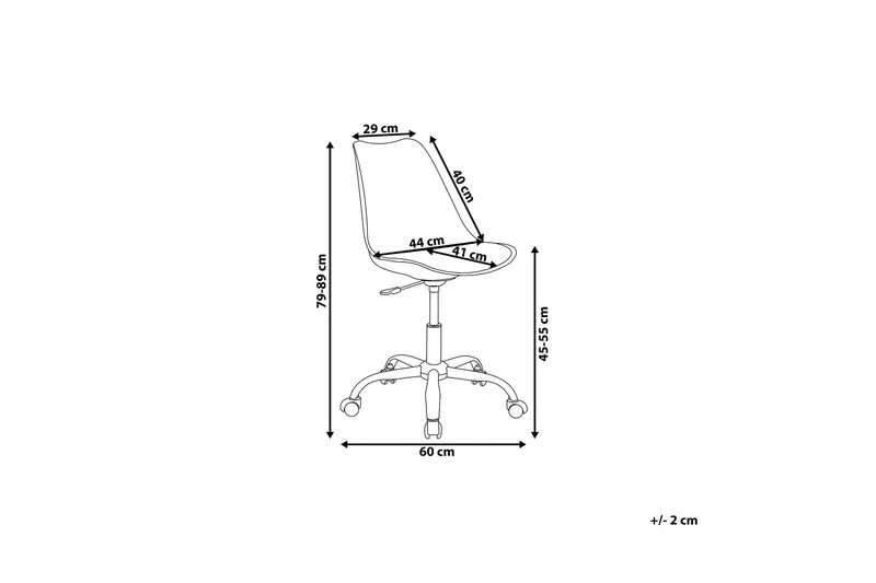 Dakota Ii Kontorsstol - Vit - Möbler - Stolar & fåtöljer - Kontorsstol & skrivbordsstol
