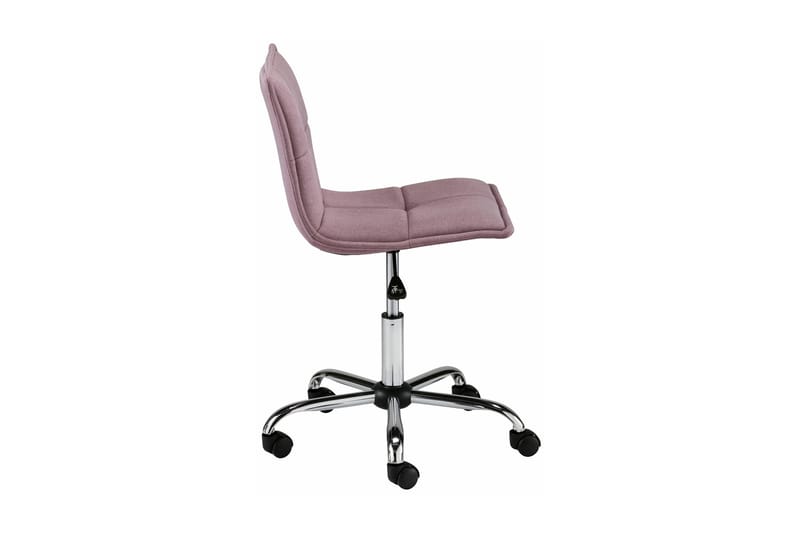 Edgars Kontorsstol Konstläder - Rosa/Krom - Möbler - Stolar & fåtöljer - Kontorsstol & skrivbordsstol