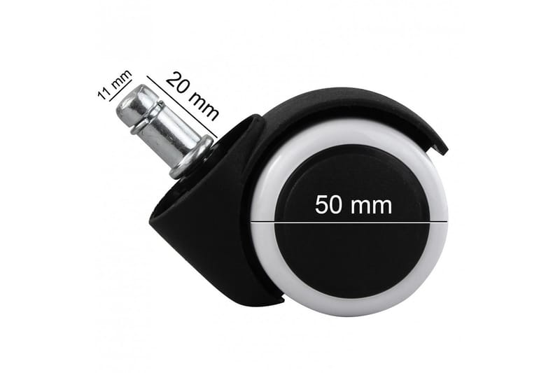 Galten Hjul för Skrivbordsstol 5-pack - Svart - Möbler - Stolar & fåtöljer - Kontorsstol & skrivbordsstol