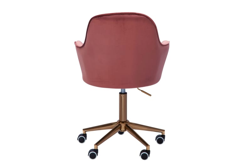 Hubdam Kontorsstol - Rosa/Guld - Möbler - Stolar & fåtöljer - Kontorsstol & skrivbordsstol