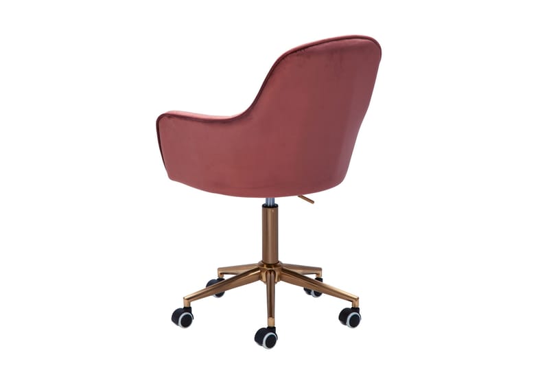 Hubdam Kontorsstol - Rosa/Guld - Möbler - Stolar & fåtöljer - Kontorsstol & skrivbordsstol