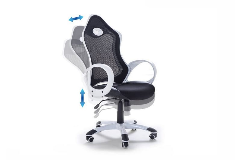 Ichair Kontorsstol - Svart/Vit - Möbler - Stolar & fåtöljer - Kontorsstol & skrivbordsstol