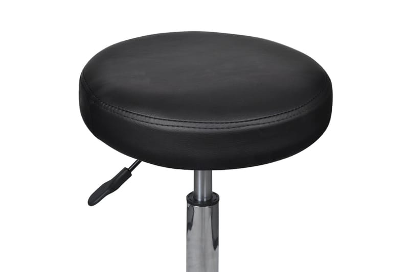 Kontorspallar 2 st svart 35,5x98 cm konstläder - Svart - Möbler - Stolar & fåtöljer - Kontorsstol & skrivbordsstol