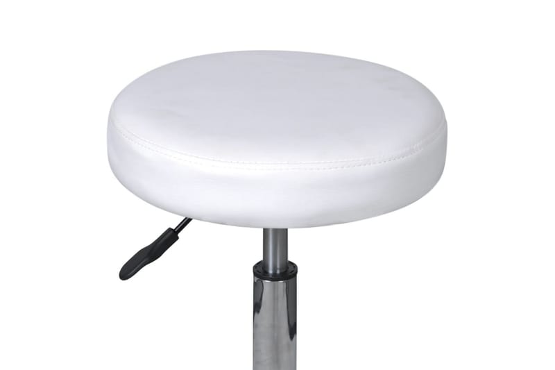 Kontorspallar 2 st vit 35,5x98 cm konstläder - Vit - Möbler - Stolar & fåtöljer - Kontorsstol & skrivbordsstol