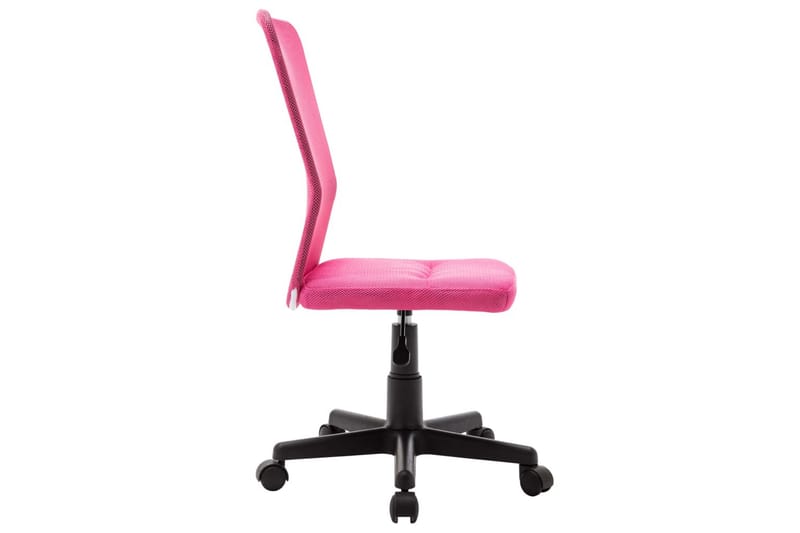 Kontorsstol rosa 44x52x100 cm nättyg - Rosa - Möbler - Stolar & fåtöljer - Kontorsstol & skrivbordsstol