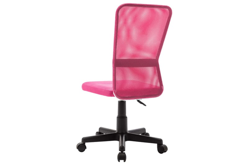 Kontorsstol rosa 44x52x100 cm nättyg - Rosa - Möbler - Stolar & fåtöljer - Kontorsstol & skrivbordsstol