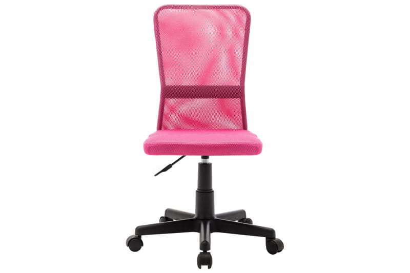 Kontorsstol rosa 44x52x100 cm nättyg - Rosa - Möbler - Stolar & fåtöljer - Kontorsstol & skrivbordsstol