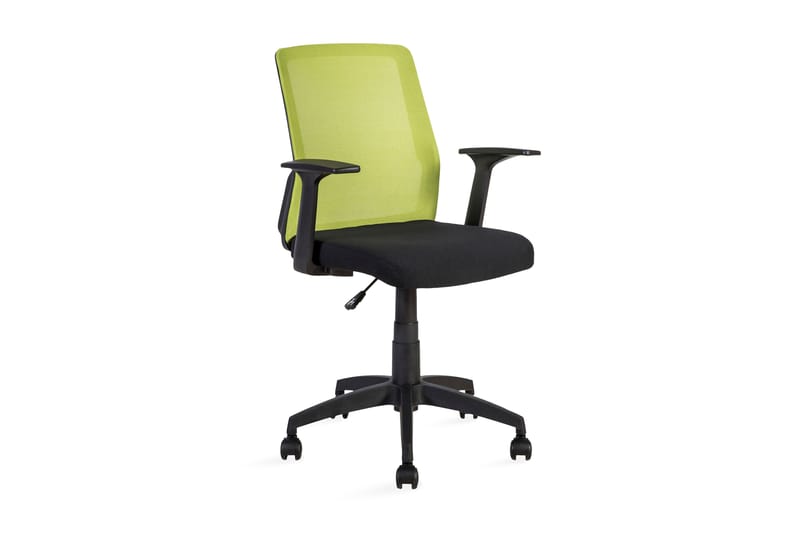 Kontorstol Alpha 60x55xh875-95 cm Svart Grönt - Möbler - Stolar & fåtöljer - Kontorsstol & skrivbordsstol