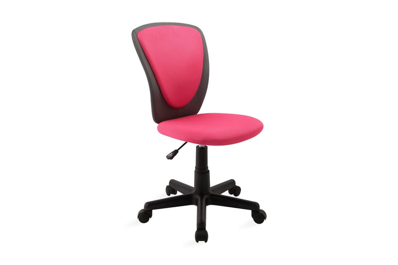 Kontorstol Bianca 42x51xh82-94 Rosa/Mörkgrå - Möbler - Stolar & fåtöljer - Kontorsstol & skrivbordsstol