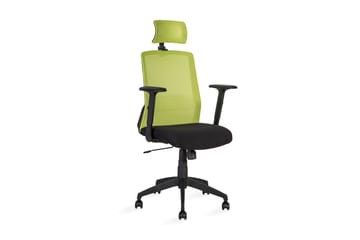 Kontorstol Bravo 62x53xh107-1145 cm Svart Grönt - Möbler - Stolar & fåtöljer - Kontorsstol & skrivbordsstol