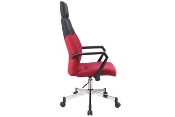 Kontorstol DOMINIC 58x59xH1135-121 röd/svart - Möbler - Stolar & fåtöljer - Kontorsstol & skrivbordsstol