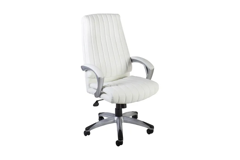 Kontorstol Elegant 625x765xh112-1195 cm Vit, undefined