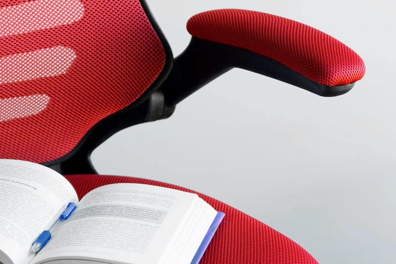 Kontorstol RAGUSA 665xD51xH117-126cm röd - Möbler - Stolar & fåtöljer - Kontorsstol & skrivbordsstol