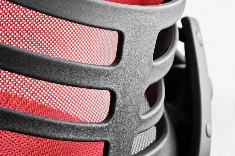 Kontorstol RAGUSA 665xD51xH117-126cm röd - Möbler - Stolar & fåtöljer - Kontorsstol & skrivbordsstol