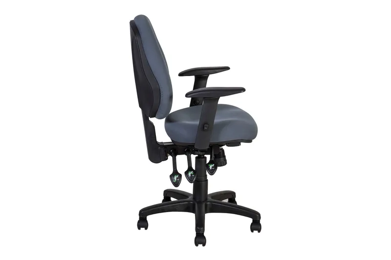 Kontorstol Saga 64x64xh955-115 cm - Grå/Svart - Möbler - Stolar & fåtöljer - Kontorsstol & skrivbordsstol