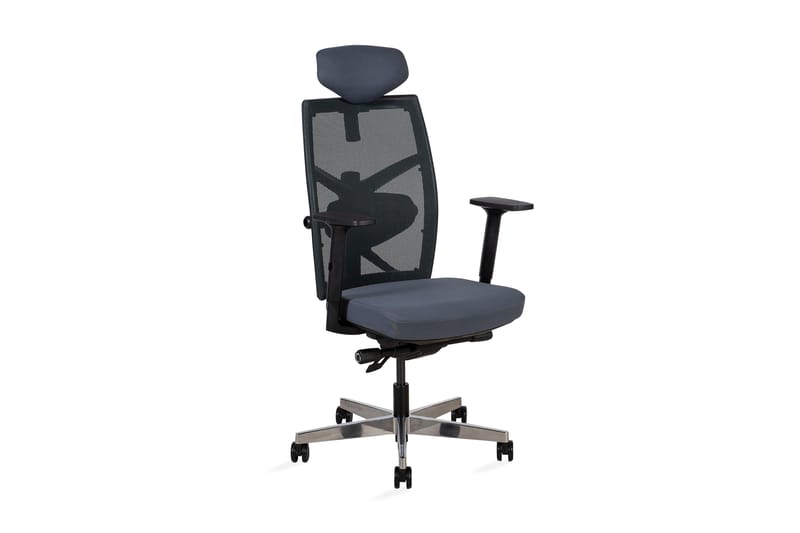 Kontorstol Tune 70x70xh111-128 cm Grå - Möbler - Stolar & fåtöljer - Kontorsstol & skrivbordsstol