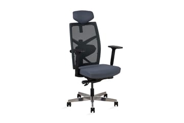 Kontorstol Tune 70x70xh111-128 cm Grå - Möbler - Stolar & fåtöljer - Kontorsstol & skrivbordsstol