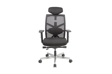 Kontorstol Tune 70x70xh111-128 cm Svart - Grå - Möbler - Stolar & fåtöljer - Kontorsstol & skrivbordsstol