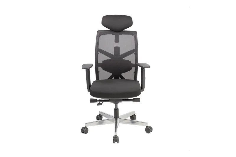 Kontorstol Tune 70x70xh111-128 cm Svart - Grå - Möbler - Stolar & fåtöljer - Kontorsstol & skrivbordsstol