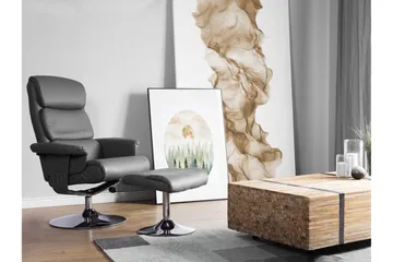 Legend Recliner med fotpall - Grå - Möbler - Stolar & fåtöljer - Fåtölj - Massagestol & massagefåtölj