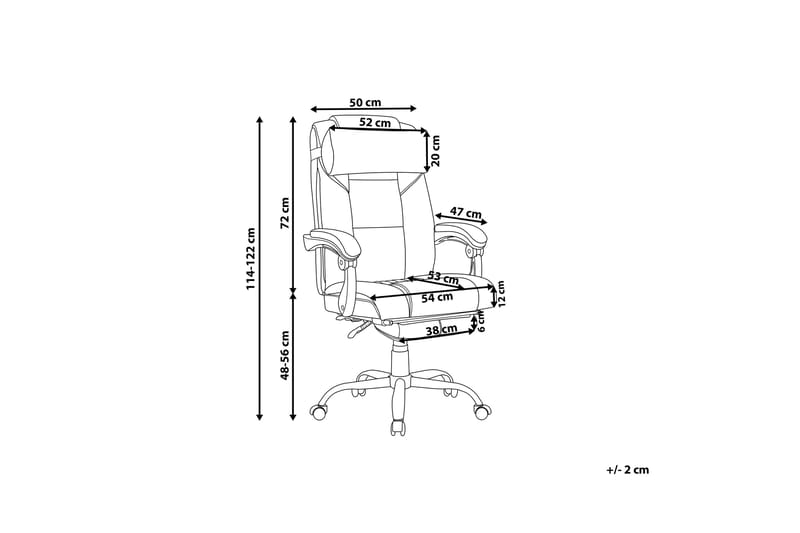 Luxury Kontorsstol - Silver - Kontorsstol & skrivbordsstol