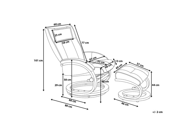 Majestic Kontorsstol - Beige - Möbler - Stolar & fåtöljer - Fåtölj - Massagestol & massagefåtölj
