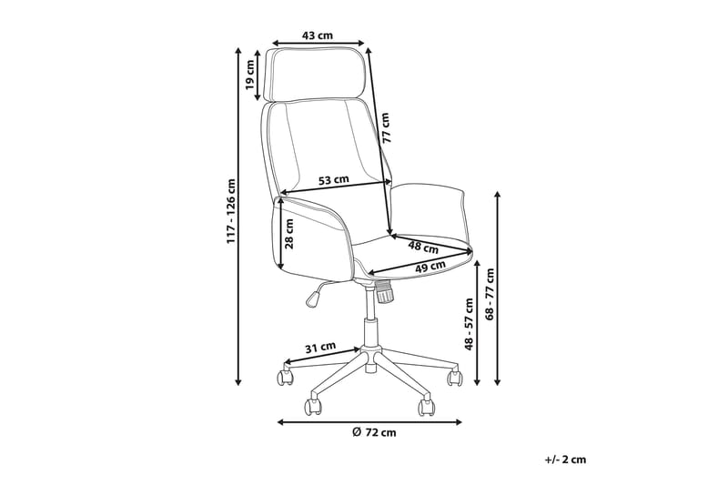 Pilot Kontorsstol - Svart - Möbler - Stolar & fåtöljer - Kontorsstol & skrivbordsstol