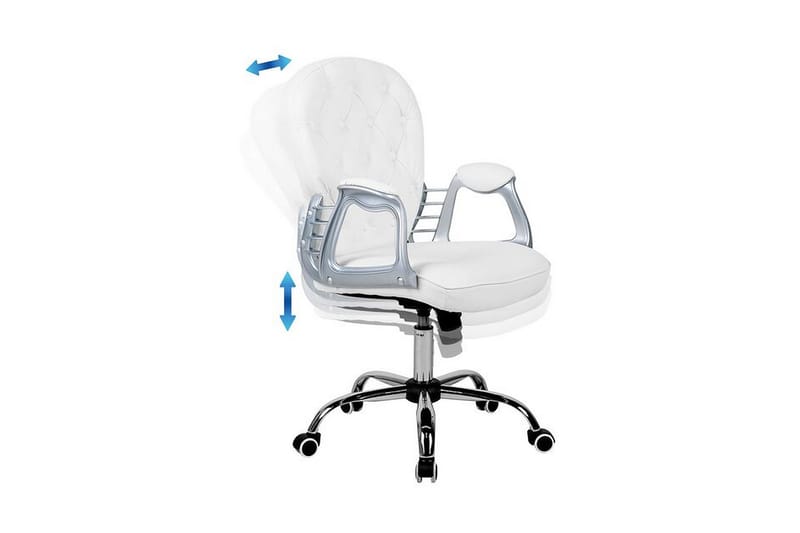 Princess Kontorsstol - Silver - Möbler - Stolar & fåtöljer - Kontorsstol & skrivbordsstol