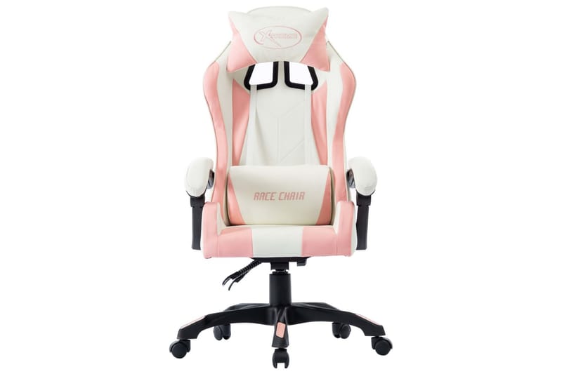 Racingstol rosa konstläder - Rosa - Möbler - Stolar & fåtöljer - Kontorsstol & skrivbordsstol